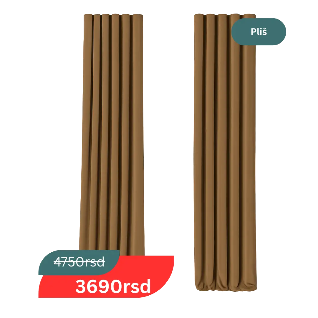 plisani draperi na popustu 36%