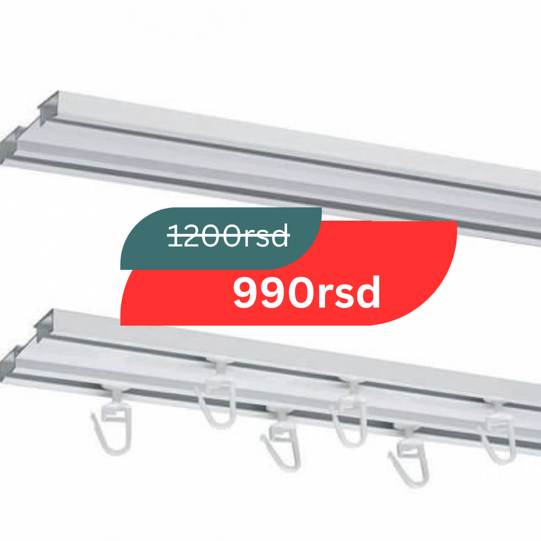 Dvokanalna aluminijumska garnisna